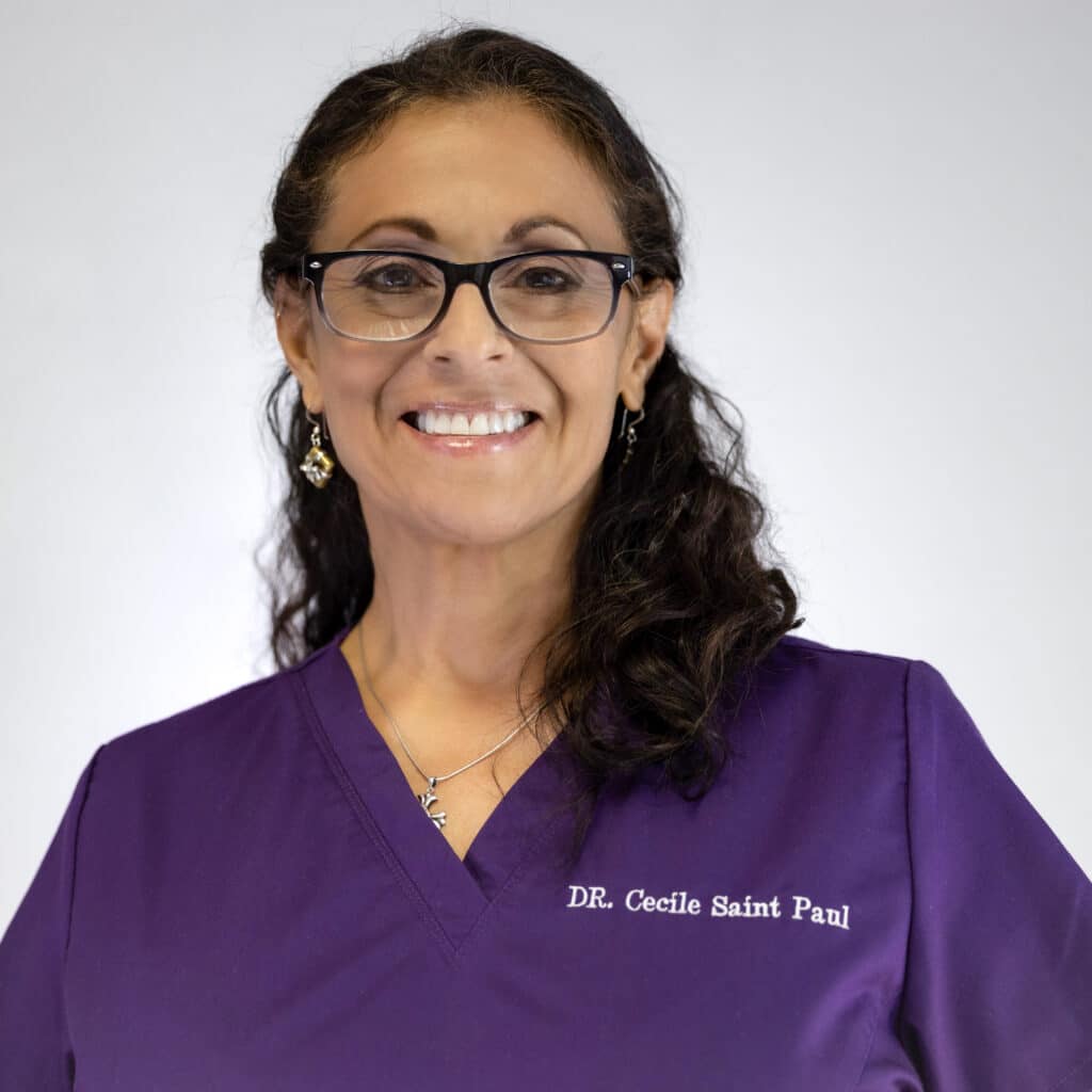 Dr. Cecile chiropractor at Grace Medical & Chiropractic North Fort Myers FL