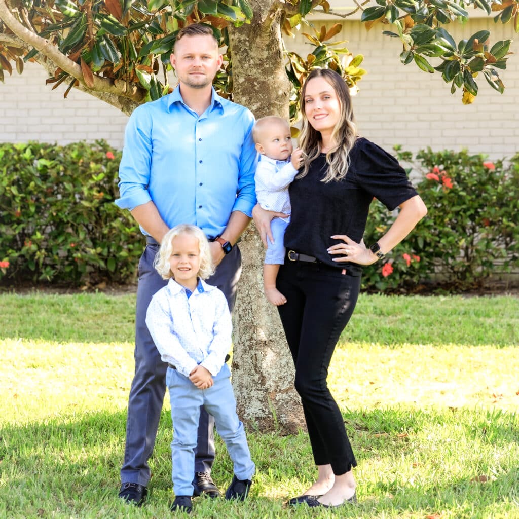 Grace Medical & Chiropractic family outside clinic in North Fort Myers FL