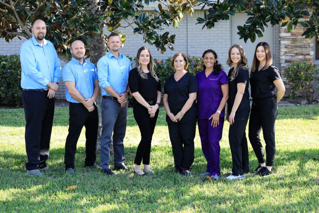 Grace Medical & Chiropractic team photo outside clinic in North Fort Myers FL